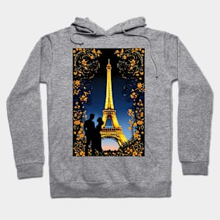 Eiffel tower lovers aesthetic art Hoodie